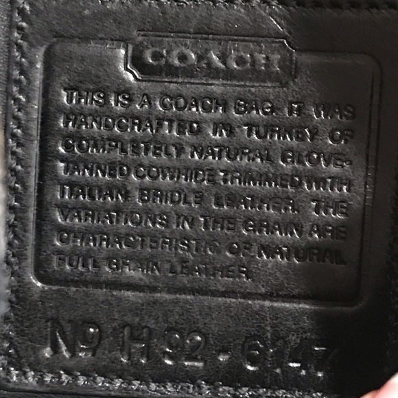 Auth~ COACH ~ Vintage Legacy Messenger Flap Bag # 6147 GUC! Black - Picture 12 of 12